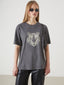 LCW Vision Crew Neck Leopard Printed Women T-Shirt
