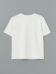 LCW Vision Ecru Crew Neck Stoned Women T-Shirt