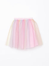 LCW Kids Mixed Elastic Waist Girls Tutu Skirt