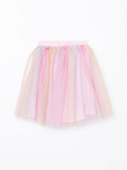 LCW Kids Mixed Elastic Waist Girls Tutu Skirt