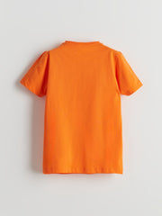 LCW Kids Crew Neck Boy Shorts Pajama Set