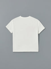 LCW Kids Ecru Crew Neck Printed Boys T-Shirt 2-Pack