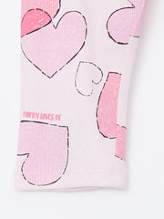 LCW Kids Elastic Waist Printed Girls Leggings