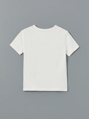 LCW Baby Crew Neck Dinosaur Printed Baby Boy Shorts Pajama Set 2-Piece