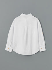 Basic Long Sleeve Young Girl Shirt