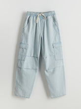 LCW Kids Elastic Waist Boy Cargo Jean Trousers