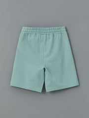 LCW Kids Ecru Crew Neck Boy T-Shirt and Shorts