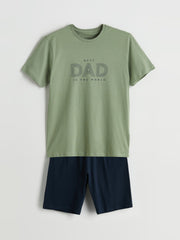 Lc Waikiki Standard Pattern Men Shorts Pajama Set