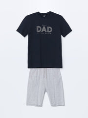Lc Waikiki Standard Pattern Men Shorts Pajama Set