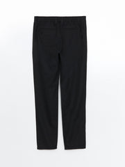 Slim Fit Linen Blend Men Trousers