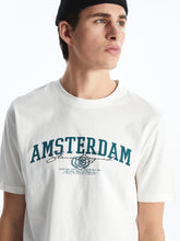 Xside- Crew Neck Amsterdam Printed Combed Cotton Men T-Shirt