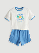 LCW Kids Crew Neck Girls T-Shirt And Shorts