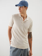 Xside Polo Collar Short Sleeve Men T-Shirt