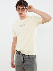 Xside Crew Neck Printed Combed Cotton Men T-Shirt