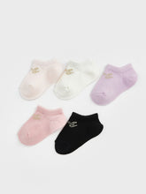 LCW Baby Printed Baby Girl Booties Socks 5-Pack
