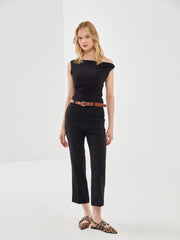 LCW Vision Boat Neck Women Blouse