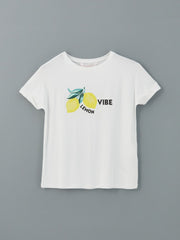 LCW Dream Crew Neck Printed Women Pajama Set