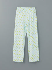 LCW Dream Crew Neck Printed Women Pajama Set