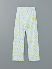 LCW Dream Crew Neck Printed Women Pajama Set