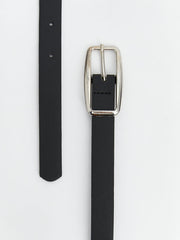 LCW ACCESSORIES Black Leather Look Women Belt 2-Pack