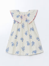 LCW Kids Floral Gathered Girls Linen Dress