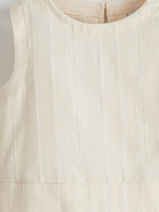 Crew Neck Girl Crop Blouse