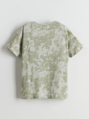 LCW Kids Crew Neck Boy Shorts Pajama Set