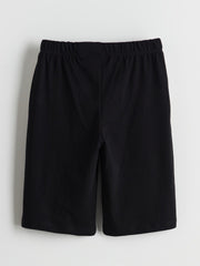 LCW Kids Crew Neck Boy Shorts Pajama Set