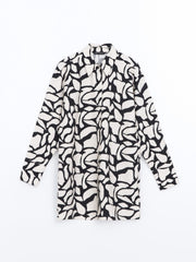 LCW Modest Patterned Women Shirt Tunic