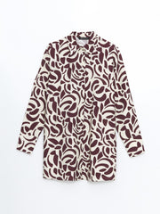 LCW Modest Patterned Women Shirt Tunic