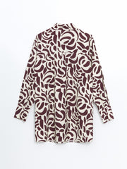 LCW Modest Patterned Women Shirt Tunic