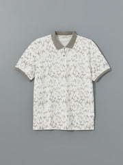 LCW Vision Turquoise Polo Neck Short Sleeve Patterned Pique Men T-Shirt