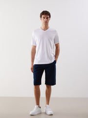 LCW Classic V-Neck Combed Cotton Men T-Shirt