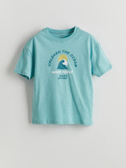 LCW Kids Crew Neck Printed BoyS T-Shirt