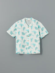 LCW Kids White Patterned Boy Shirt