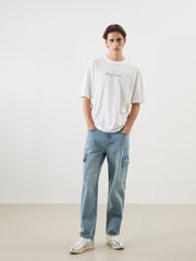 Xside Crew Neck Printed Combed Cotton Men T-Shirt