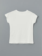 LCW Classic Crew Neck Embroidered Women T-Shirt