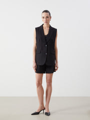 LCW Classic Jacket Collar Women Classic Vest