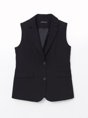 LCW Classic Jacket Collar Women Classic Vest