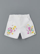 LCW Kids Elastic Waist Floral Girls Shorts