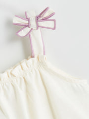 LCW Kids Square Neck Floral GirlS Blouse And Shorts 2-Pack