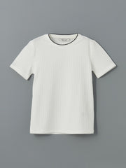 LCW Vision Crew Neck Textured BoyS T-Shirt