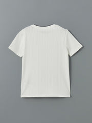 LCW Vision Crew Neck Textured BoyS T-Shirt