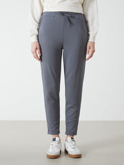 LCW Modest Green Elastic Waist Women Tracksuit Bottoms