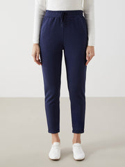 LCW Modest Green Elastic Waist Women Tracksuit Bottoms