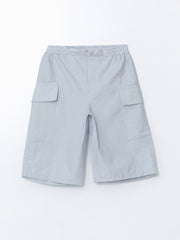LCW Kids Elastic Waist Boy Cargo Shorts