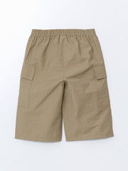 LCW Kids Elastic Waist Boy Cargo Shorts