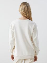 Xside Crew Neck Printed Oversize Women Sweatshirt