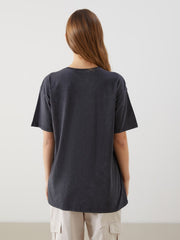 Xside Crew Neck Printed Women T-Shirt