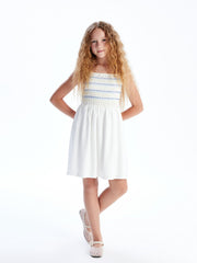LCW Kids Square Neck GirlS Dress